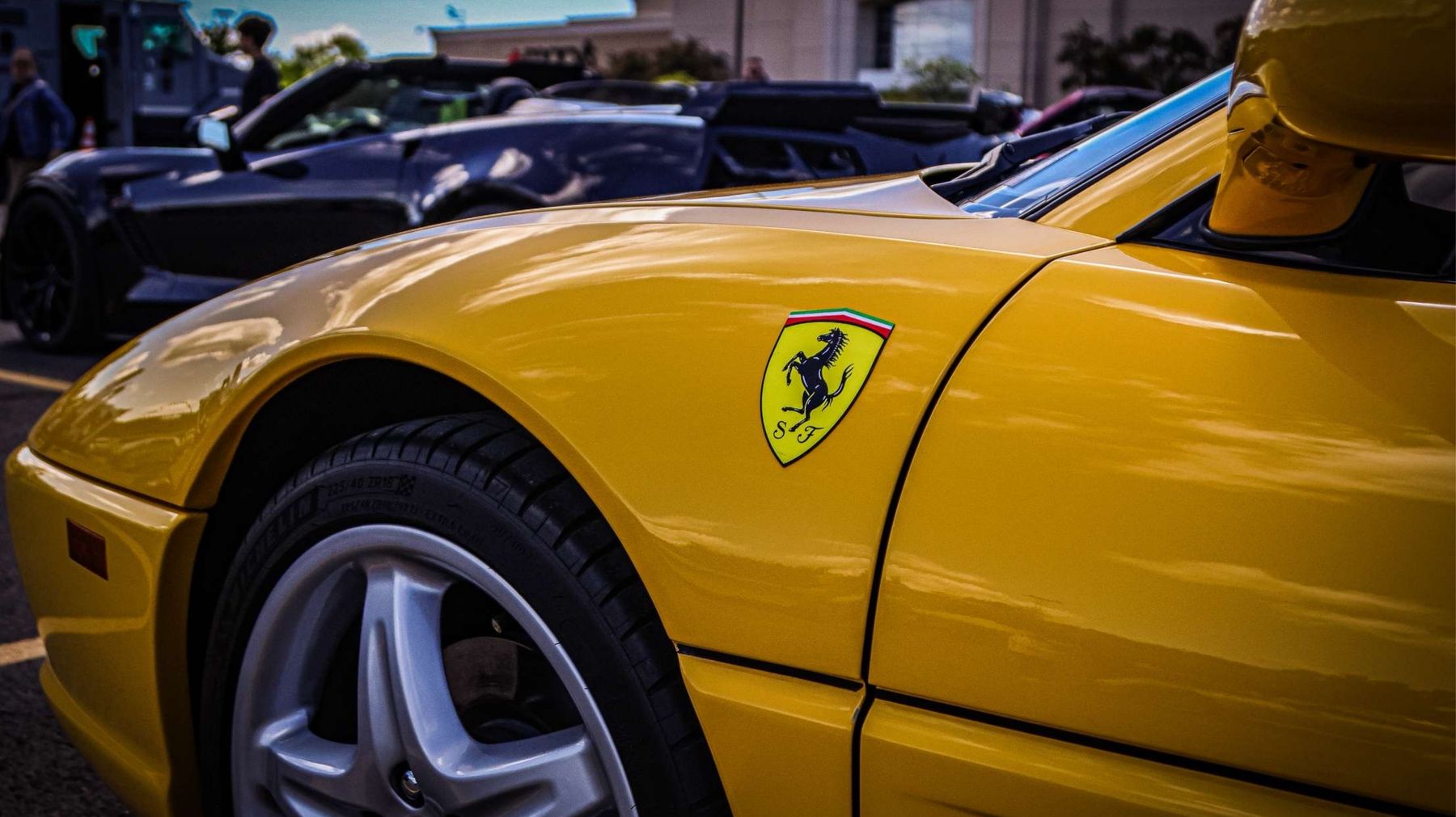 Ferrari at a Kansas City car meet