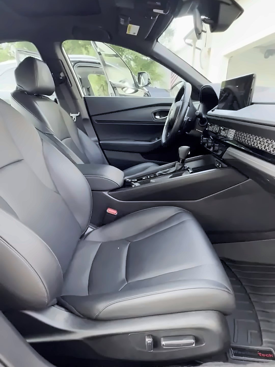 Honda Accord leather interior after detailing