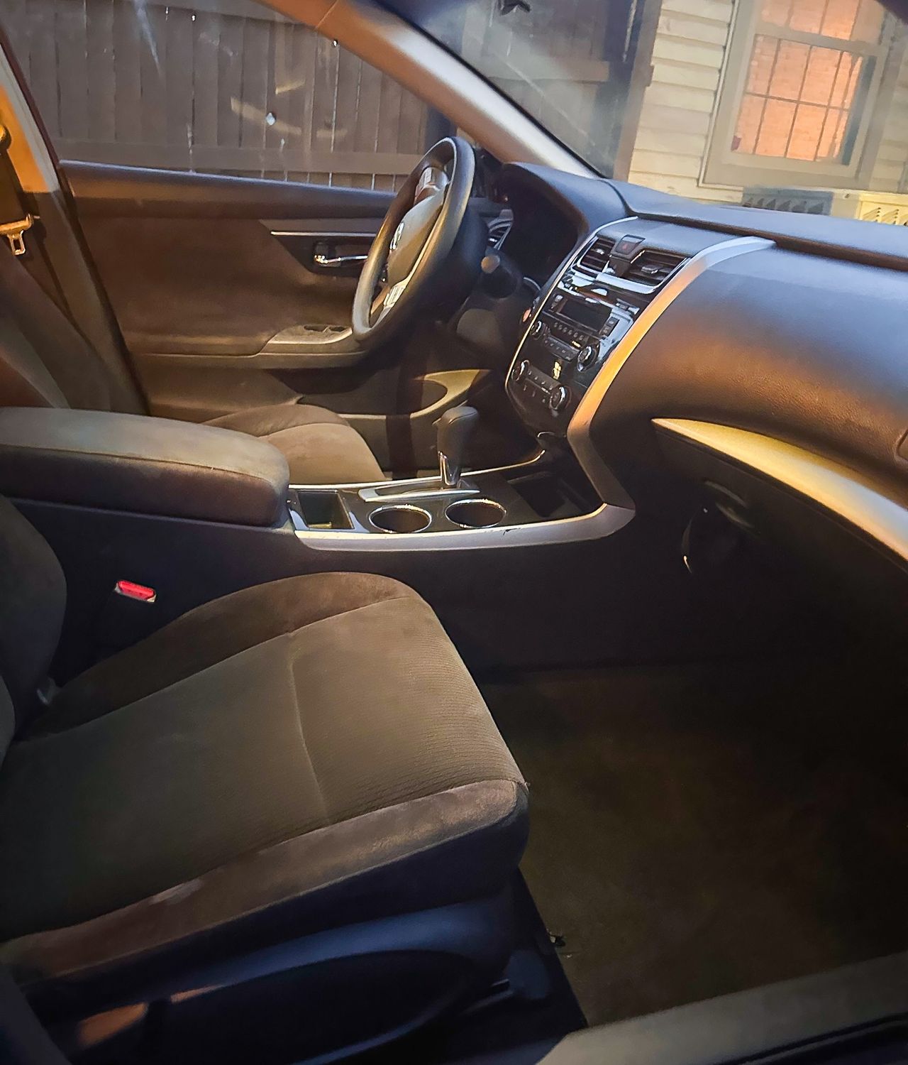 Nissan Altima interior after detailing